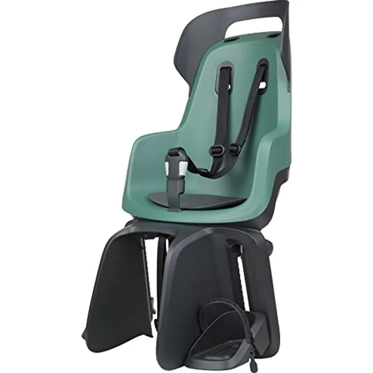 Bobike Fahrradkindervordersitz GO Maxi für 26“ bis 29“ Fahrräder, gepäckträgermontiert, Pfefferminze