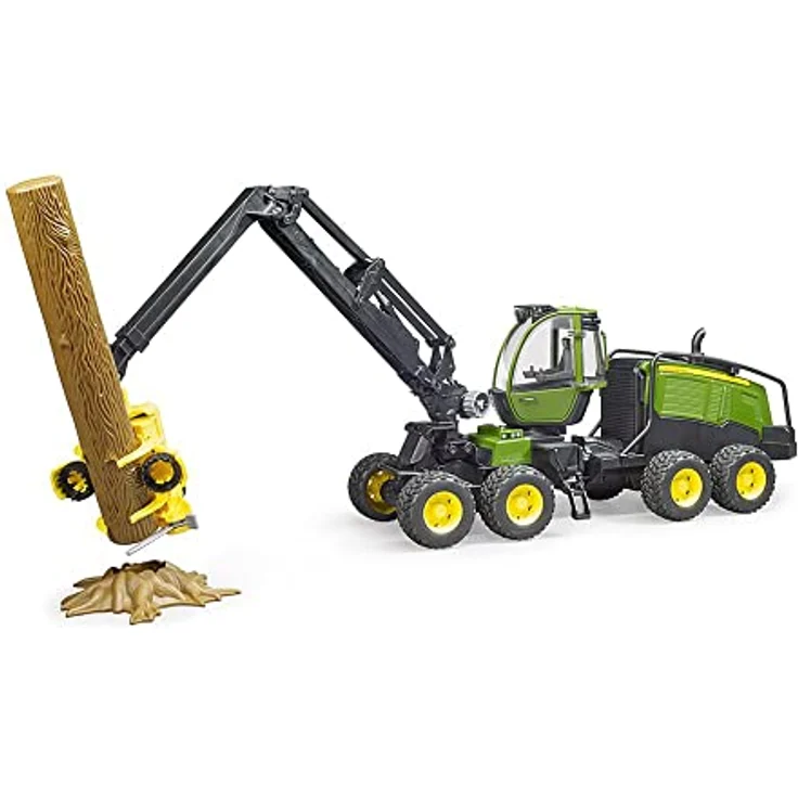 Bruder 02135 'John Deere 1270G Harvester', Spielfahrzeug mit 1 Baumstamm, 1:16, ab 4 Jahren – Bild 5