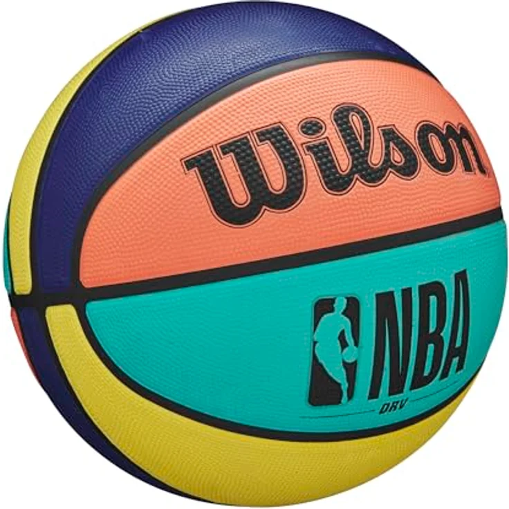 Wilson NBA DRV Outdoor-Basketball aus Gummi, abwechselnd hell, Größe 17,8 - 74,9 cm – Bild 2