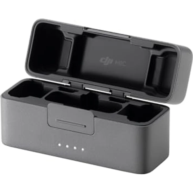 DJI Mic 2 Ladeschale, kompatibel mit DJI Mic 2, Aufbewahrungslösung für Sender, Empfänger und Handy-Adapter, bis zu 18 Stunden Akkulaufzeit – Bild 1