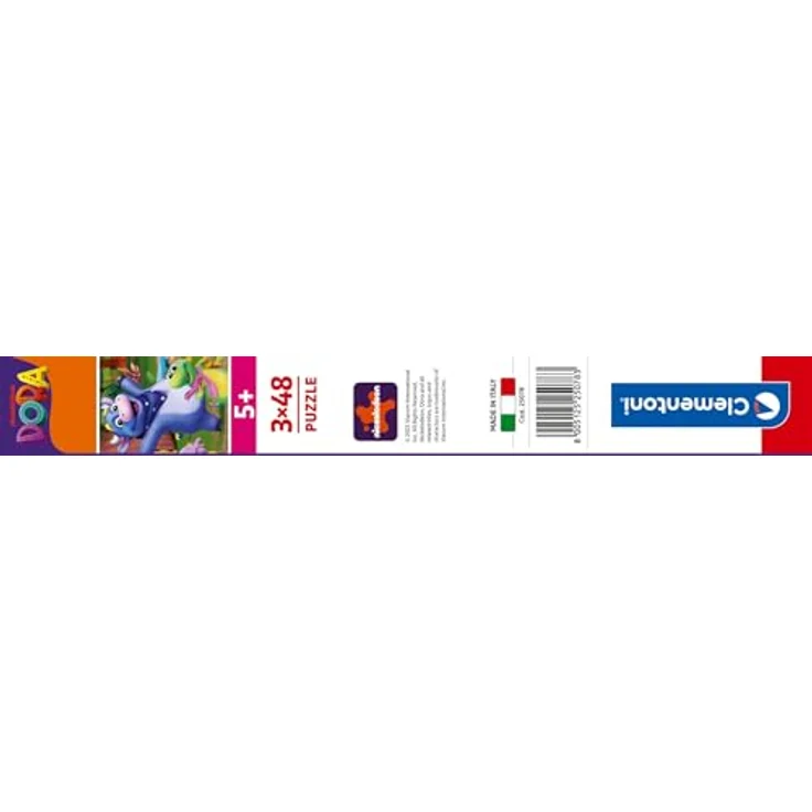 Clementoni 25078 Dora The Explorer Puzzle, 3x48 Teile Lernspiel für Kinder ab 5 Jahren, farbenfroher Druck – Bild 3