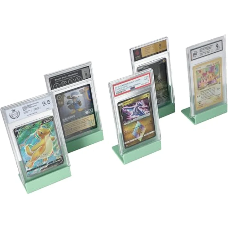 Feldherr 5er Set Kartenständer für Graded Cards und Trading Cards, stabil und langlebig, mint – Bild 1