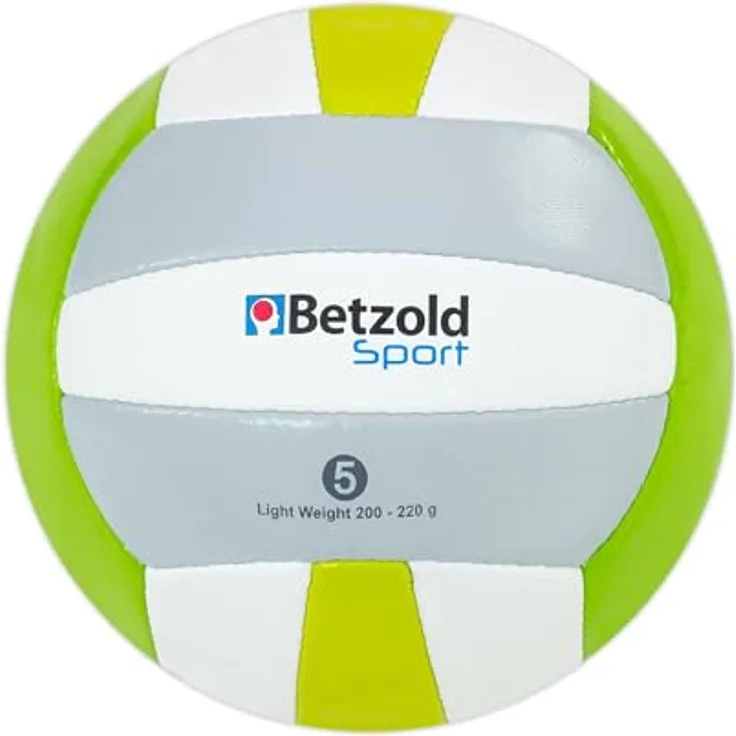 Betzold Sport Leicht-Volleyball, Softball für Kinder, Indoor & Outdoor, 200-220g, Größe 5