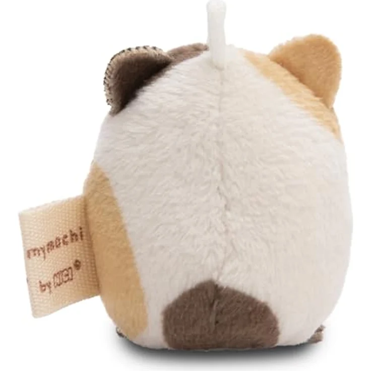 NICI MYMOCHI Katze Angy beige gefleckt, 5cm, weiches Plüsch-Kuscheltier mit Loop zum Anhängen, ideales Geschenk für Kinder & Erwachsene – Bild 3