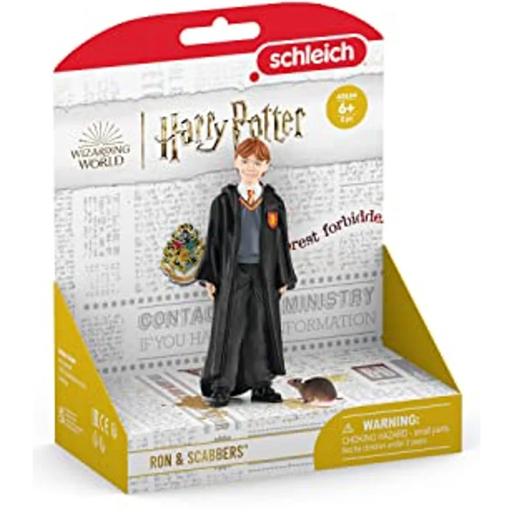 schleich 42634 Ron Weasley & Krätze, ab 6 Jahren, WIZARDING WORLD - Spielfigur, 4 x 2 x 10 cm – Bild 2