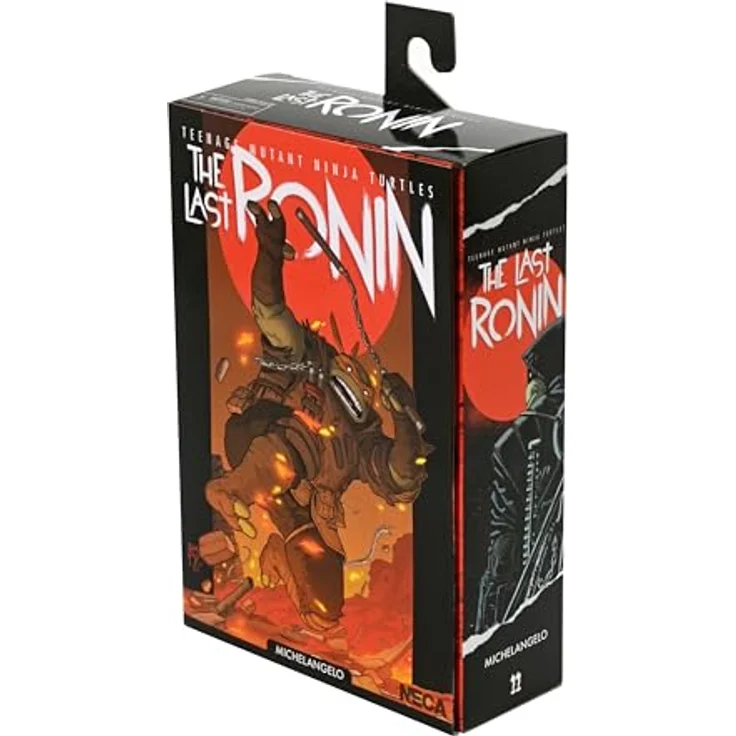 NECA Michelangelo Actionfigur Last Ronin, 18 cm, langlebig und hochwertiges Material, flexibel gestaltbar – Bild 3