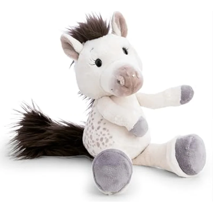 NICI Kuscheltier Pferd Mony K. Pony 36cm, weiß, weiches Plüschtier mit schwarzer Mähne, ideales Geschenk für Kinder und Erwachsene - 62243 – Bild 1