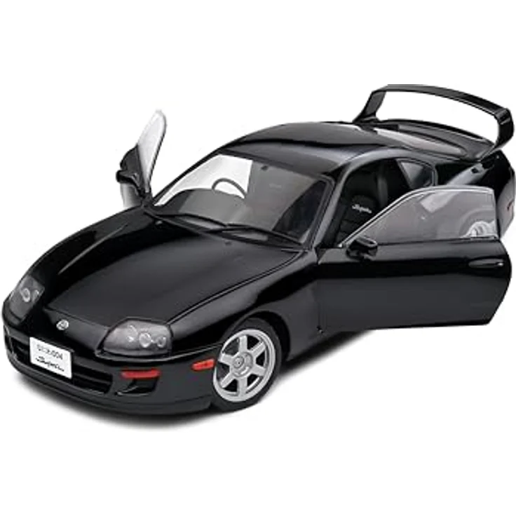 Solido 1:18 Toyota Supra MK4 (A80), detailgetreues Die-cast Modellauto, schwarz – Bild 5