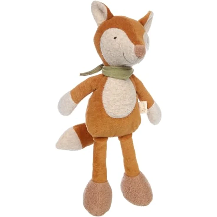 Sigikid Kuscheltier Vanilla, Fuchs mit Halstuch, 32 cm, recycelte Polyesterwatte, waschbar bei 30 °C – Bild 2