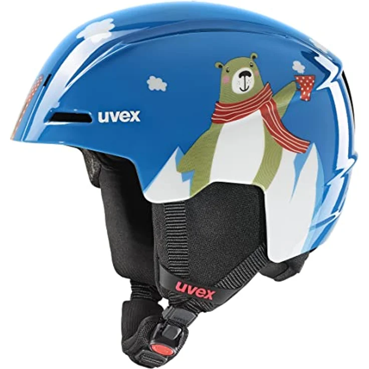 uvex Unisex Kinder, viti Skihelm, Blue Bear, 46-50 cm – Bild 1