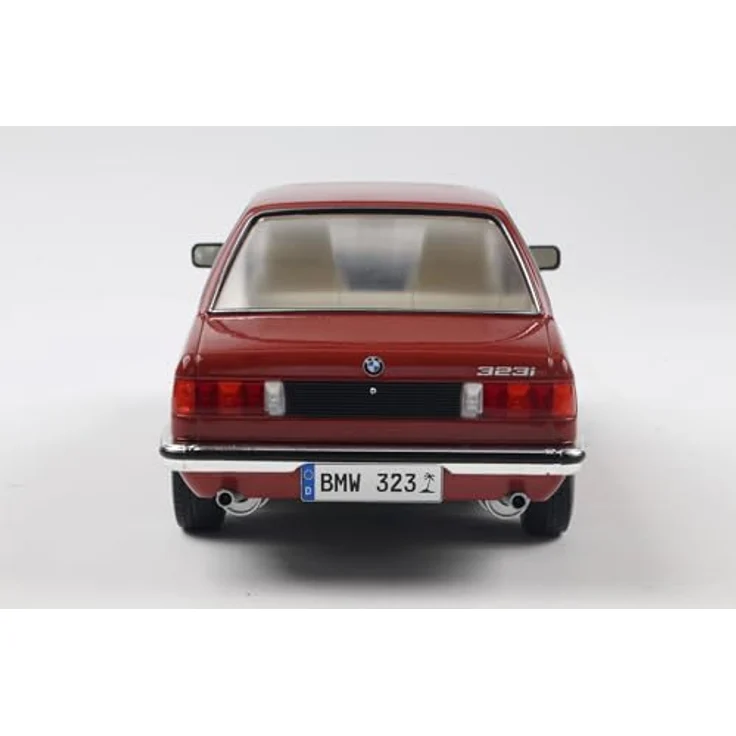 Solido 1:18 BMW E21 323I, Die-Cast Modellfahrzeug in kastanienrot met. mit Kunststoffsockel und Fensterkarton – Bild 5