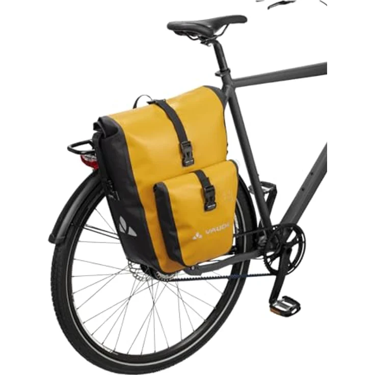 VAUDE Aqua Back Plus Single recycelt, Fahrradtasche wasserdicht mit 25,5 Liter Volumen, schwarz – Bild 5