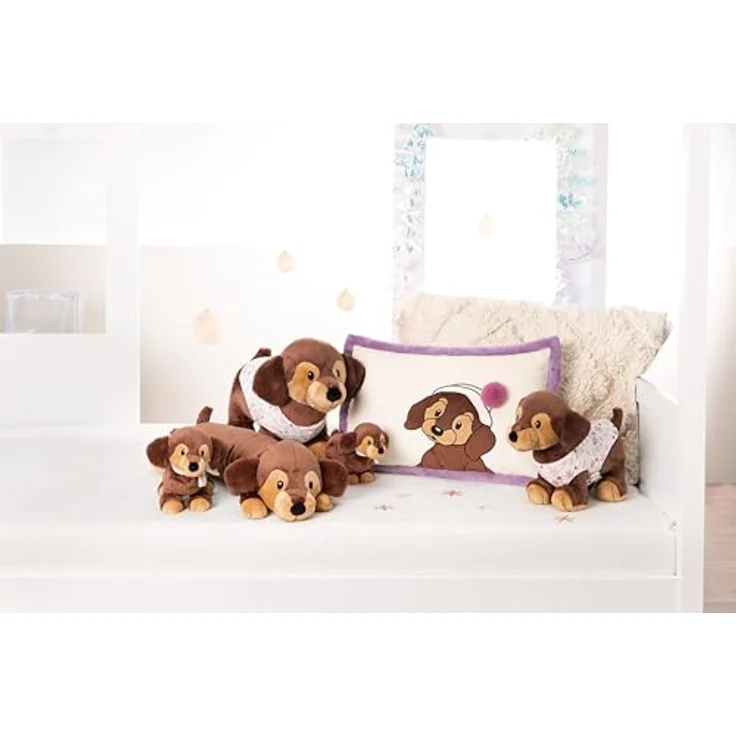 NICI Kuscheltier Dackel Skida 22 cm – niedliches Stofftier aus weichem Plüsch zum Kuscheln und Spielen, braun – Bild 5