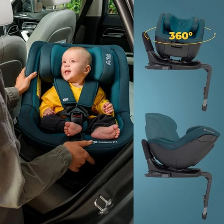 Kinderkraft I-Guard i-Size Harbor Blue – Bild 7