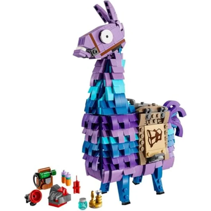 LEGO Fortnite Supply Llama 77071, Bauset mit beweglichem Kopf, Zubehör wie Greifer und Schlürfsaft, für kreative Mädchen und Jungen ab 12 Jahren – Bild 4
