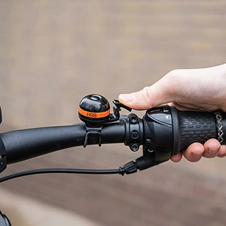 BBB CyclingEasyFitDeluxe Fahrradklinge|Laute Glockefür Mountainbike und Rennrad|Einsetzbar mit Schnellverschluss-System für alle Fahrradlenker – Bild 4