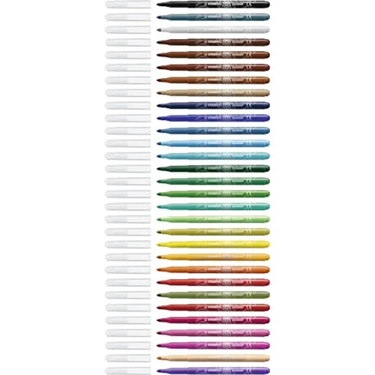 STABILO Filzstift STABILO power Filzstift - 2 mm - 30er Set, intensive Farbabgabe, auswaschbar, austrocknungssicher - Preisvergleich – Bild 4