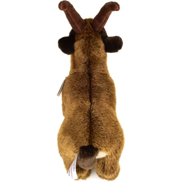 Teddy Hermann 90811 Gämse, braunes Kuscheltier mit recyceltem Füllmaterial, 23 cm, ideal für Kinder ab 18 Monaten – Bild 3