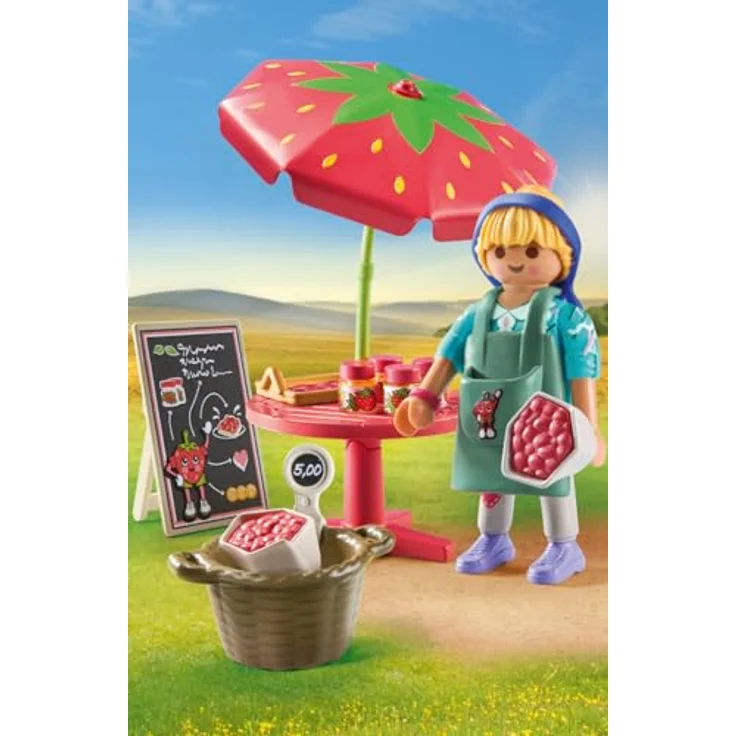 PLAYMOBIL® 71445 Marmeladenstand, mit Erdbeermarmelade und Erdbeerkuchen, Playmobil Country – Bild 2