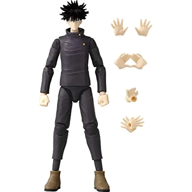 BANDAI Anime Heroes: Jujutsu Kaisen - Megumi Fushiguro Action Figure, 17 cm mit mehreren Händen und Zubehörteilen