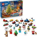 LEGO City 60475 Adventskalender 2025, Bausatz mit 24 Überraschungen und Spielmatte, Mehrfarbig