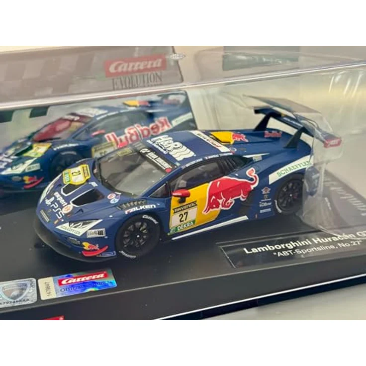 Carrera Lamborghini Huracán GT3 Evo2 Abt-Sportsline No.2, 1:32 Maßstab mit Front- und Rücklicht, Rennbahn Zubehör für Kinder ab 8 Jahren – Bild 2