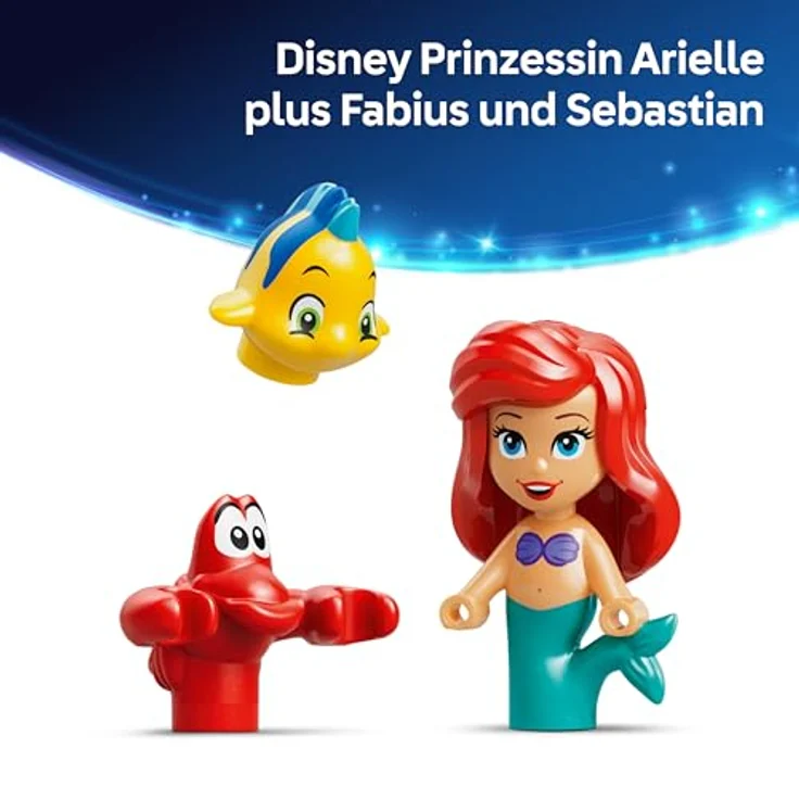 LEGO Disney Princess Arielles Magisches Mini-Schloss, Spielzeug Schloss mit Mikro Puppe, Figuren Sebastian & Fabius, für Kinder ab 5 Jahren - 43285 – Bild 5