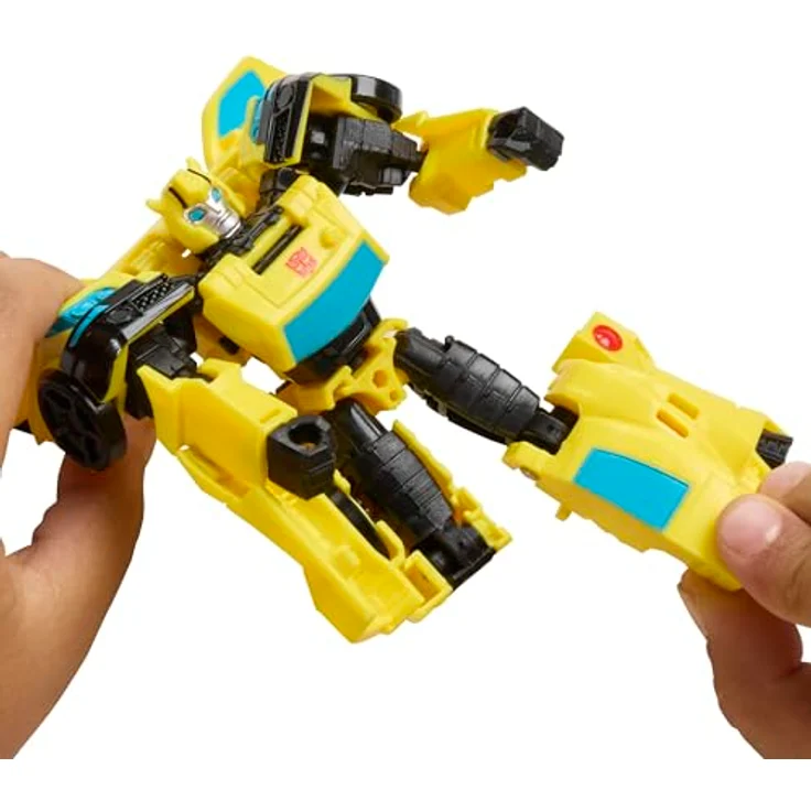 Hasbro Transformers Prime Changers Bumblebee, 2-in-1 Actionfigur mit 18-Schritt-Verwandlung, 13 cm, inkl. Blaster- und Energon Stinger-Accessoires, ab 6 Jahren – Bild 5