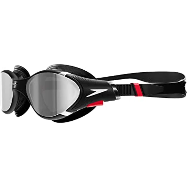 Speedo Unisex Erwachsene Biofuse 2.0 Schwimmbrille, Mirror Schwarz, Einheitsgröße – Bild 2