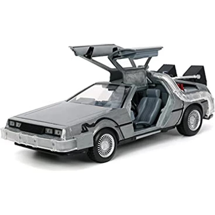 Jada Back to the Future 1/24 Hollywood Rides Zeitmaschine, detailgetreues Diecast-Modell mit hochwertiger Verarbeitung, offiziell lizenziert – Bild 4