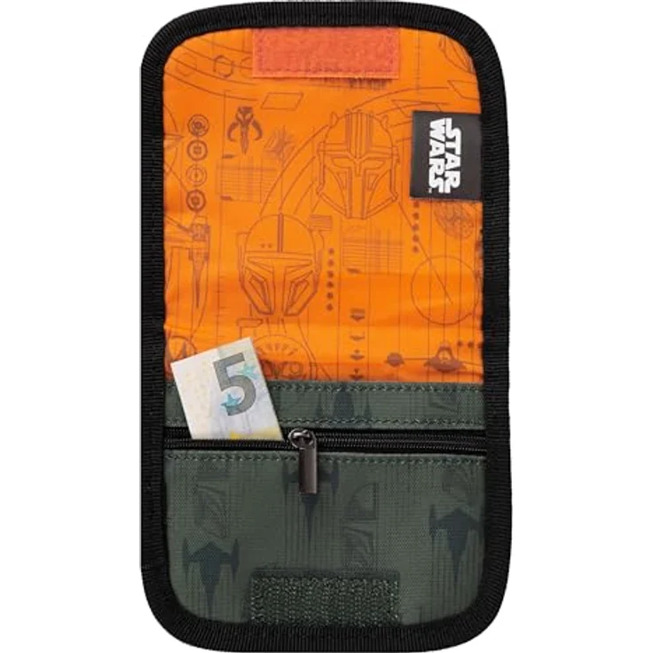 McNeill Brustbeutel Star Wars, Mandalorian - Kinder-Brustbeutel mit sicherem Transport und bequemer Aufbewahrung – Bild 3