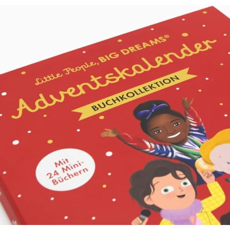 Sonstige Verlage Little People, BIG DREAMS - Adventskalender mit 24 Minibüchern für Kinder ab 4 Jahren, bunt – Bild 7