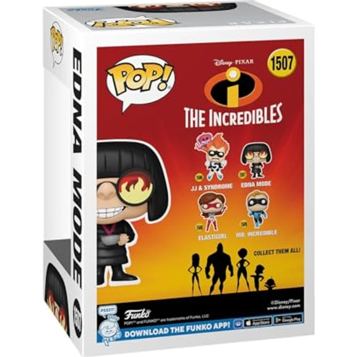 Funko Pop! Disney: Incredibles 20th - Edna Mode - Vinyl-Sammelfigur - Geschenkidee - Offizielle Handelswaren - Für Kinder und Erwachsene - Movies Fans – Bild 3