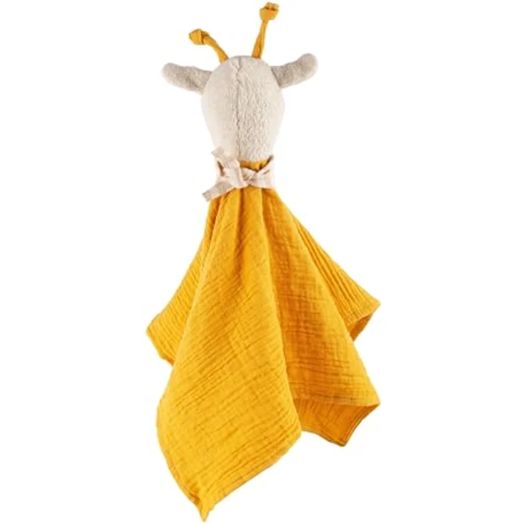 Sigikid Schnuffeltuch Giraffe Baby Geschenk, weiche Gewebe, kindgerechtes Design, zarte Farben – Bild 2