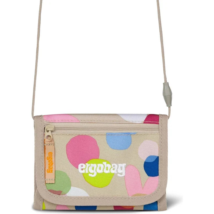 ergobag Geldbörse Brustbeutel (Portemonnaie) für Kinder, Clever ausgestattet, blau – Bild 1