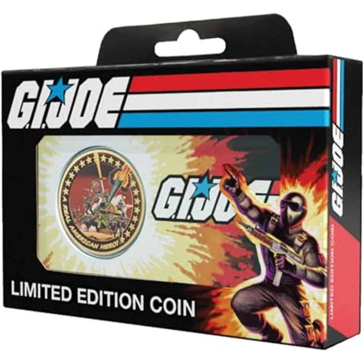 Fanatic G.I. Joe Sammelmünze A Real American Hero 60th Anniversary, 24k Gold Plated, Limitierte Edition (1982 Stück), nummeriert, Geschenkbox – Bild 8