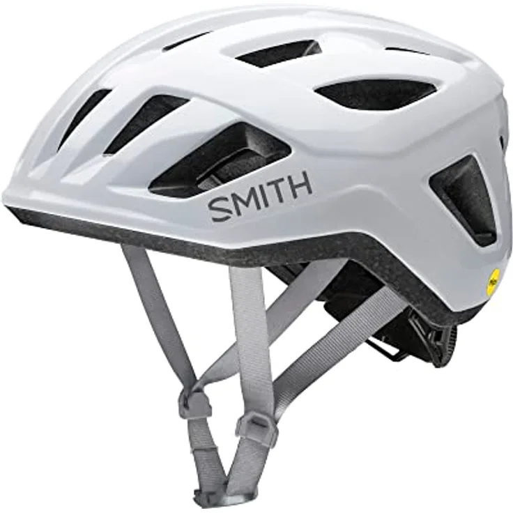 SMITH Signal MIPS Fahrradhelm, White, S - Leichte In-Mold-Konstruktion, MIPS-System, VaporFit-Verstellsystem