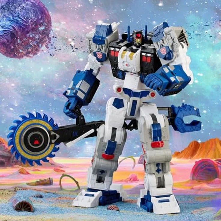 Transformers Spielzeug Generations Legacy Series Titan Cybertron Universe Metroplex Action-Figur ab 15 Jahren, 55,5 cm, F2986, Multi – Bild 7