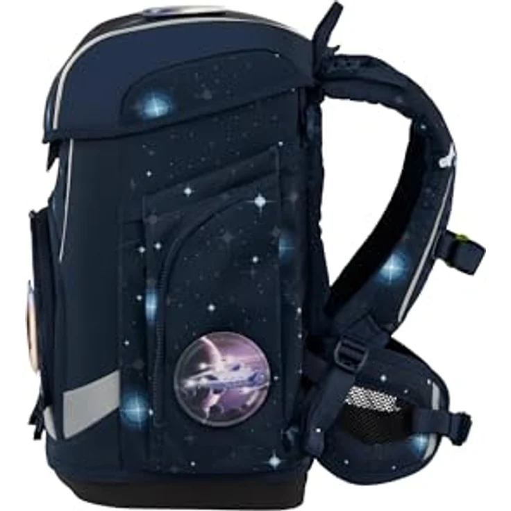 ergobag cubo Light Set ergonomischer Schulranzen, 6-teilig, extra leicht mit Hüftgurt, 860 g, aus 100% recycelten PET-Flaschen, inkl. Turnbeutel und Klettie-Set – Bild 4