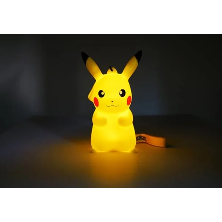 BigBen LED-Lampe Pokémon Grumpy Pikachu, batteriebetrieben mit variabler Helligkeit, Gelb – Bild 2