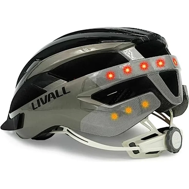 Livall Smart MTB Helmet MT1 Neo Intercom/LED/SOS/BT 54-58cm gray – Bild 5