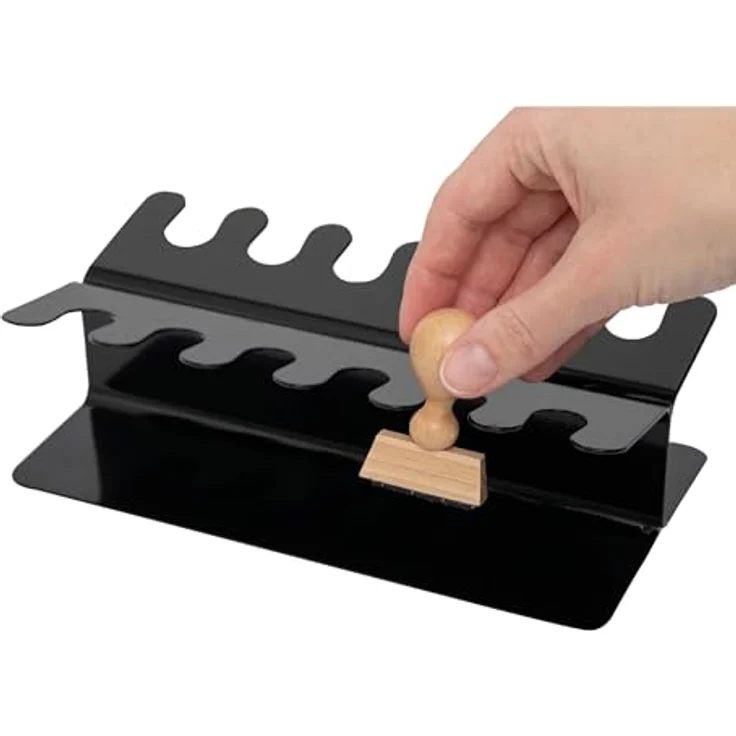 Maul Stempel, gerade Ausführung, 12 Stempel, pulverbeschichtet, schwarz – Bild 5
