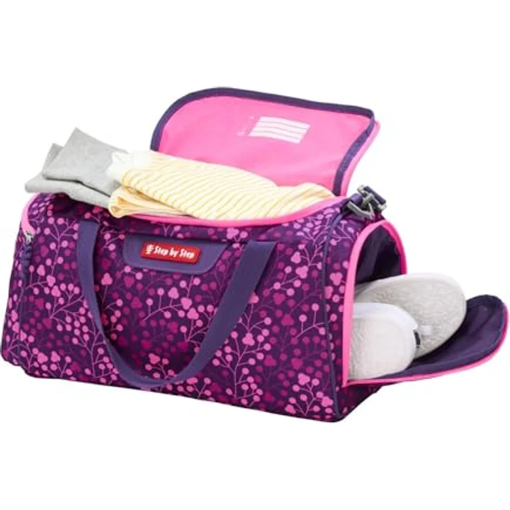 Step by Step Sporttasche 36 cm, lila, Polyester, Butterfly Night Ina, 36 x 19 x 20 cm – Bild 2