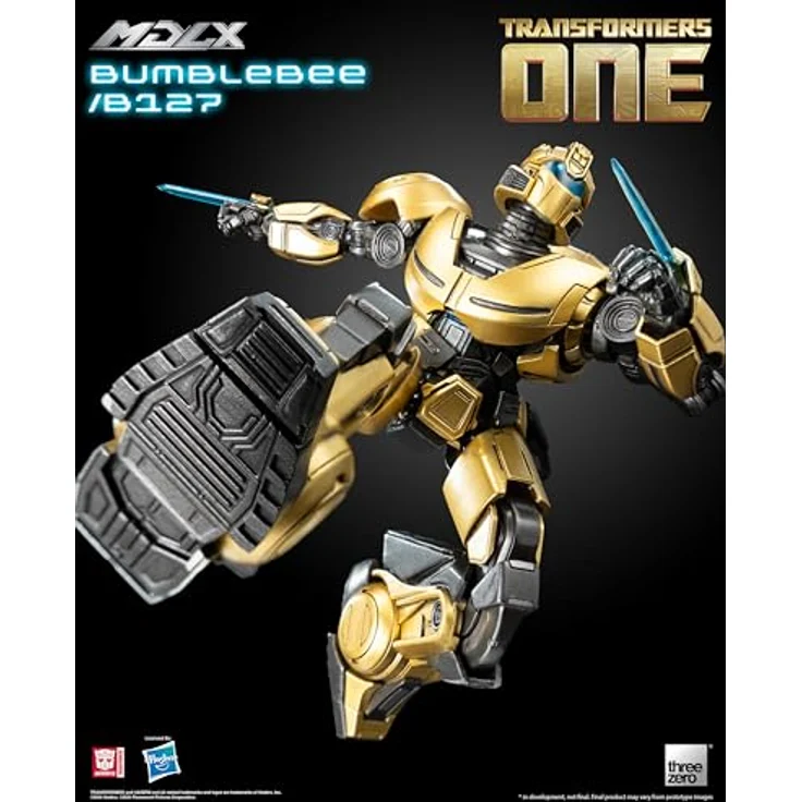 THREEZERO Transformers MDLX Actionfigur Bumblebee/B127, 12 cm, mit Zubehör in Fensterbox aus ABS, POM, PVC, Zinklegierung und Metallteilen – Bild 3