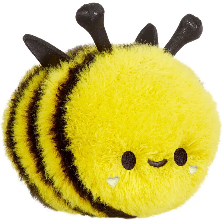FLUFFIE STUFFIEZ Fluffie Stuffiez Small Plush - Bee/ Lady Bug Kuscheltier mit 3 Spielvarianten und Überraschungsfiguren