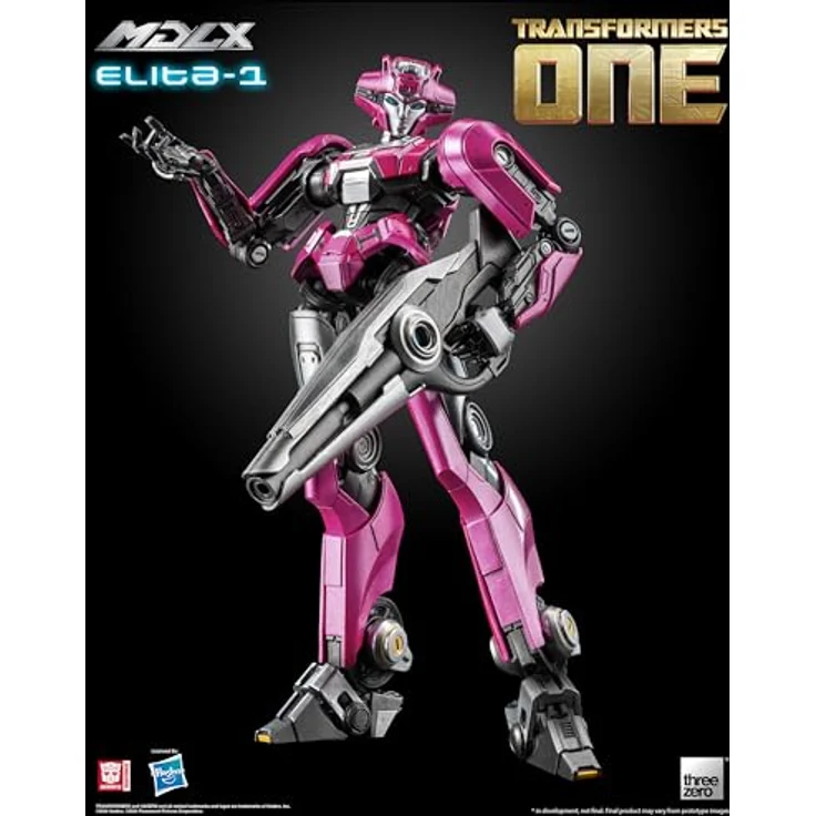 threezero Transformers One: Elita-1 MDLX Actionfigur, 13 cm hoch mit 46 Gelenkpunkten, Zubehör inkl. Blaster und drei Paar austauschbare Hände – Bild 3