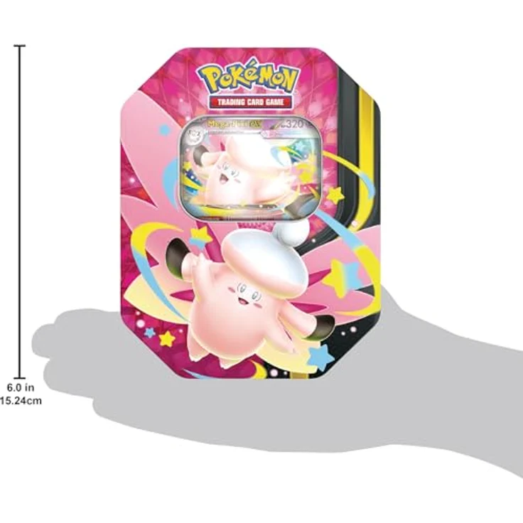 The Pokemon Company Pokémon Mega-Pixi Summer Tin 2026, Sammelkarten mit Mega Gengar ex und 4 Boosterpacks, Deutsch – Bild 4