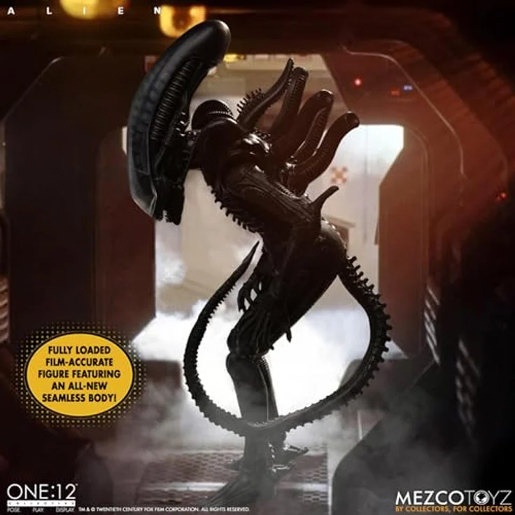 Mezco Alien One:12 Collective Deluxe Actionfigur, Multicolor, 100% Kunststoff mit inspiriertem Design – Bild 4