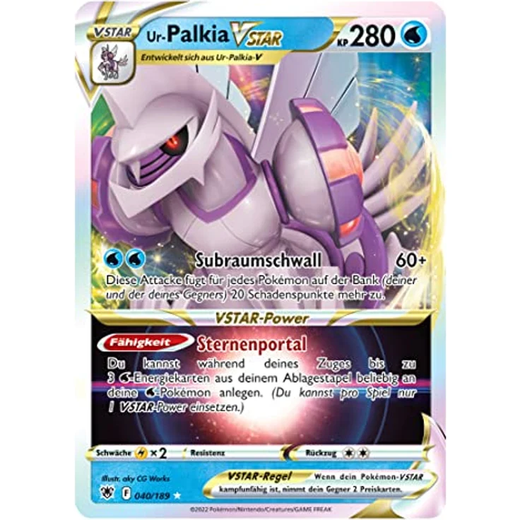 Pokémon-Sammelkartenspiel: Liga-Kampfdeck Ur-Palkia-VSTAR (1 spielbereites 60 Karten-Deck, 3 holografische V-Karten und 2 holografische VSTAR-Karten) – Bild 5