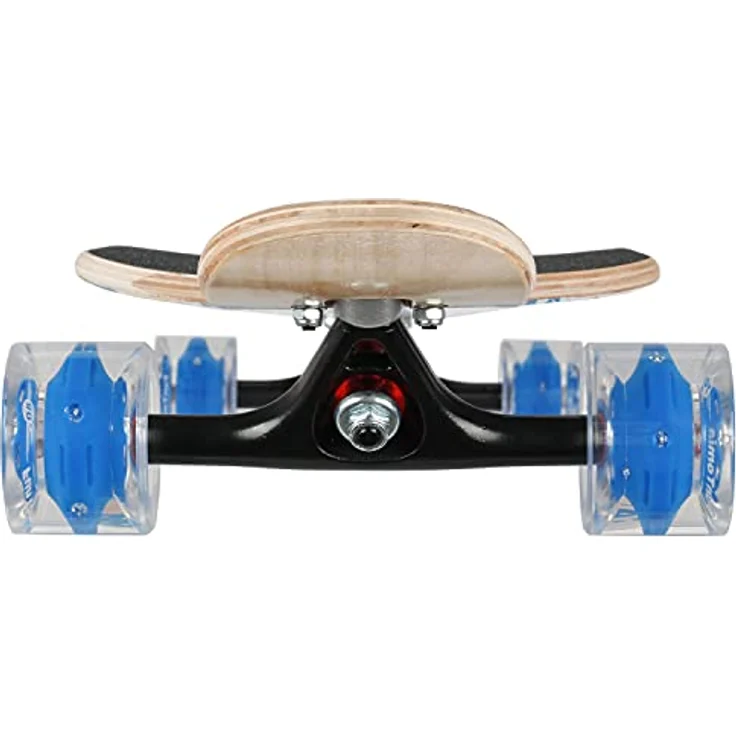 FunTomia Flex1 bis 122kg - Camber Longboard (blau Blume, Ahornholz) – Bild 3